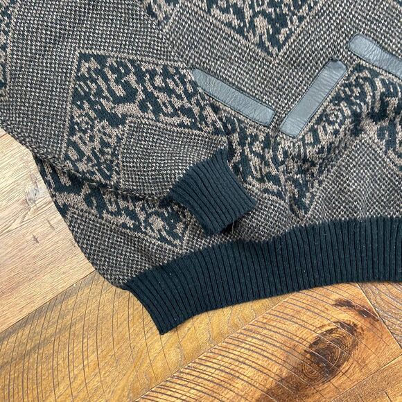 VINTAGE grandpa oversized ugly sweater - Picture 2 of 5